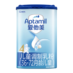 爱他美（Aptamil）爱他美 经典儿童调制奶粉 3-6岁800g 益生元