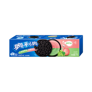 奥利奥（Oreo） 缤纷双果味夹心饼干 水晶葡萄味+水蜜桃味97g休闲零食早餐下午茶