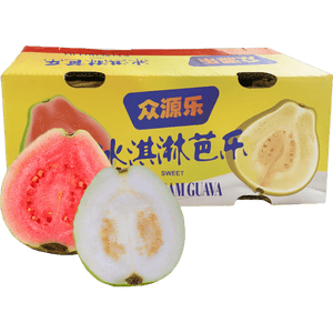 奶油白心红心芭乐 新鲜软糯低卡低热量轻食首先水果 广东双拼芭乐3斤净重2.7斤（红心2粒+白心3-4粒）