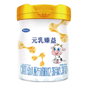 完达山元乳臻益幼儿配方奶粉3段818g(12-36个月)水解乳清蛋白乳脂肪球膜