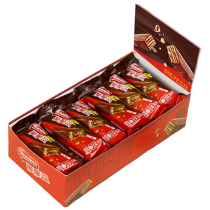 雀巢（Nestle）脆脆鲨威化饼干12.5g*18条巧克力味盒装225g 代餐 休闲零食
