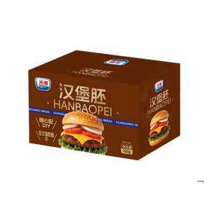 光明芝麻仔汉堡胚面包 348g*袋 早餐吐司夹心面包办公室休闲下午茶