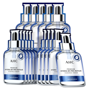 AHC【章昊同款】三文鱼PDRN水光超膜B5面膜15片 护肤品套装生日礼物