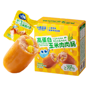小鹿蓝蓝高蛋白玉米肉肉肠香肠240g早餐露营出游送礼脆皮肠宝宝儿童零食