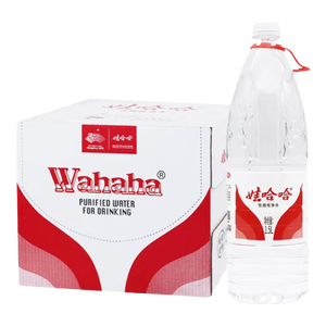 娃哈哈 纯净水饮用水1.5L*12瓶 纸箱装整箱水 家庭办公会议用水大瓶水