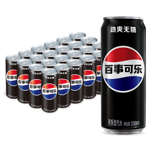 百事可乐 无糖黑罐 Pepsi  330ml*24听黑神话·悟空联名款/老包装随机发货 