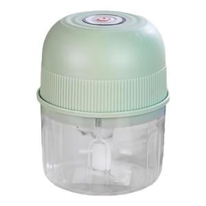 绞蒜器电动蒜泥捣碎器电动拉蒜器搅碎器葱姜蒜粉碎器打蒜末神器多功能小型家用料理绞肉机 加强电机 0.26L 2页刀塑料杯（颜色随机）