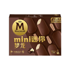 梦龙【王嘉尔推荐】迷你梦龙冰淇淋香草味 雪糕 冰激凌 6支装