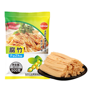 【活动】邹有才东北大豆腐竹干货手工头层皮腐竹段涮火锅 【试吃品质】东北腐竹500g*1袋