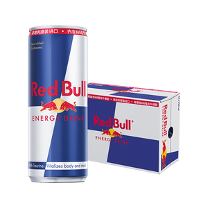 红牛Red Bull B维族生素功能运动饮料含800mg牛磺酸250ml*24罐