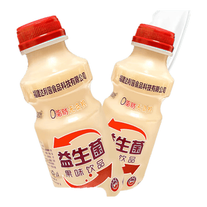 益生菌风味饮料乳酸菌酸奶饮品340ml草莓味早餐奶整箱 2瓶