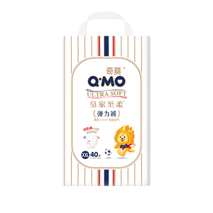 奇莫Q-MO皇家至柔拉拉裤XXL40片(15kg以上)加大码弹力裤尿不湿超薄