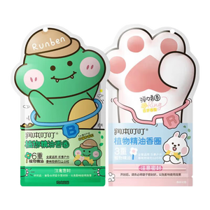 润本植物精油香圈手环30条*2组合装森林+恐龙儿童成人户外游玩便携