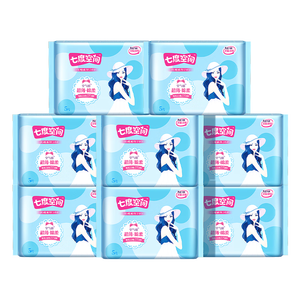 七度空间优雅系列 棉柔超薄 夜用卫生巾275mm*40片【 品牌直供 安心品质】