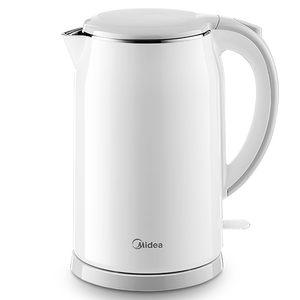 美的（Midea）电热水壶家用烧水壶食品级304不锈钢 1.7L大容量0涂层无缝内胆开水壶泡茶 MK-SH17M301