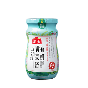海天 黄豆酱360g 0添加有机调料 拌面下饭酱 炒菜提鲜调味 配料干净