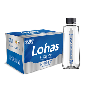 悦活弱碱性苏打水 388ml×12瓶整箱装 优质天然无糖苏打水