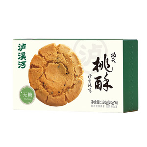 泸溪河无糖小桃酥120g/盒 南京特产面包糕点点心健康休闲零食