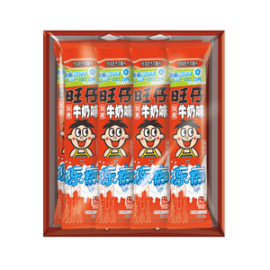 旺旺冻痴 旺仔牛奶味 85ml*8支 夏季休闲零食