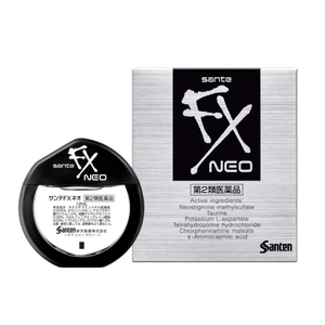 参天眼药水 FX银色滴眼液12ml 缓解疲劳熬夜玩手机用眼过度眼干眼涩 视力模糊滋润 日本原装进口