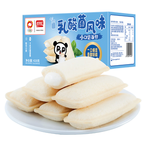 盼盼 乳酸菌口袋面包 夹心吐司面包休闲零食早餐代餐糕点 420g/箱