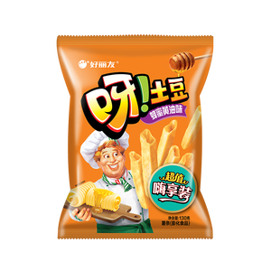 好丽友（ORION）呀土豆蜂蜜黄油味130g 休闲零食薯条膨化食品小吃