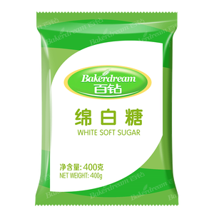 绵白糖400g袋装棉白糖食糖白砂糖细砂糖厨房调味烘焙原料 400克*1袋