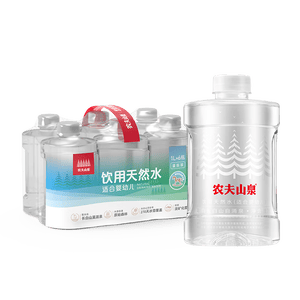 农夫山泉 饮用天然水 （适合婴幼儿）低钠 1L*6瓶 塑膜装