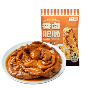 龙大美食香卤肥肠1斤装 ＞90%纯肥肠 火锅肥肠熟食下酒菜肥肠猪大肠生鲜