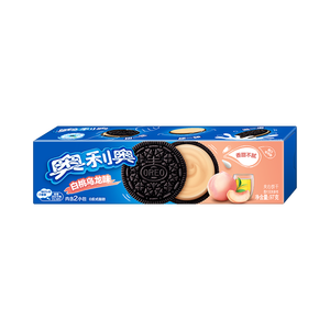 奥利奥（Oreo）夹心饼干白桃乌龙味97g 网红“桃”气零食 休闲零食 早餐下午茶 