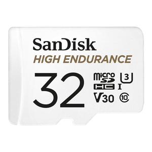 闪迪（SanDisk）32GB TF（MicroSD）4K内存卡 行车记录仪 监控摄像头专用 2,500小时录制 重复读写高耐用存储卡