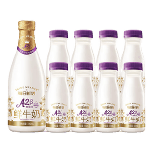 每日鲜语A2型-β酪蛋白鲜牛奶组合 3.6 185ml*11+A2 185ml*1-ZP