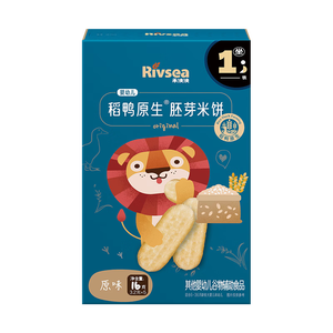 禾泱泱婴幼儿零食胚芽米饼稻鸭原生原味16g强化钙铁锌宝宝零食尝鲜
