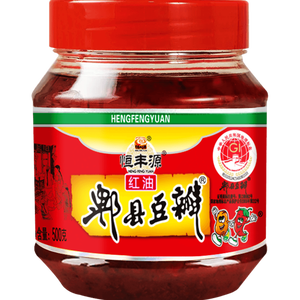恒丰源郫县豆瓣酱500g调味酱炒菜调料辣椒酱火锅干锅酱黄豆酱红油豆瓣酱