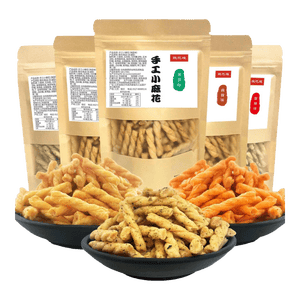 10袋零食大礼包麻花70g网红小麻花网红一整箱小吃怀旧粗粮 混合口味*3大袋