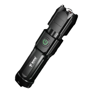 强光手电筒超量长续航变焦远射手电筒小型家用应急户外穿天炮潮流 【活动款】变焦户外专用