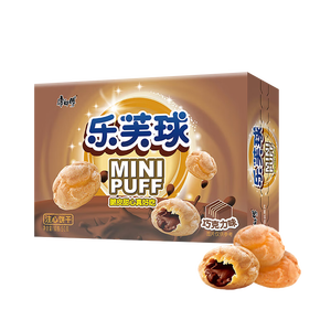 康师傅 乐芙球巧克力味50g 饼干 休闲零食糕点泡芙蛋糕 早餐下午茶