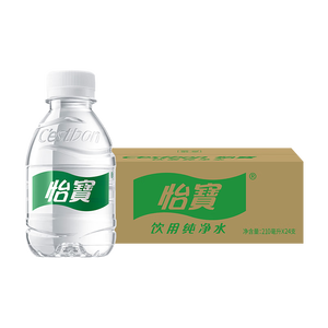 怡宝饮用纯净水210ml*24瓶 口袋水 整箱装