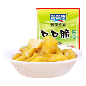 重庆涪陵口口脆榨菜芯50g去皮筋清淡不辣小包装早餐下饭菜 榨菜芯50g*5包