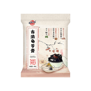 蜡笔小新 古法龟苓膏 520g 果冻仙草 红豆味 0脂肪 即食解馋零食 草本清润