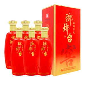 琅琊台 盛宴窖藏 升级款 白酒  52度 整箱 500mL*6瓶装 