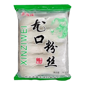 龙口粉丝凉拌粉丝蒜蓉扇贝凉拌龙须粉丝方便速食粉丝酸辣粉花甲 粉丝200g*2包【家庭首选】
