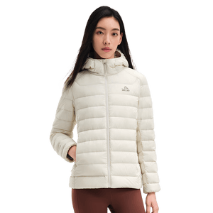 伯希和（Pelliot）【经典3.0】轻薄排骨羽绒服女800蓬鹅绒外套冲锋内胆125408006白S
