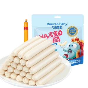 力诚宝宝深海鳕鱼肠原味360g宝宝零食DHA高蛋白鱼肠儿童早餐零食肉肠小吃