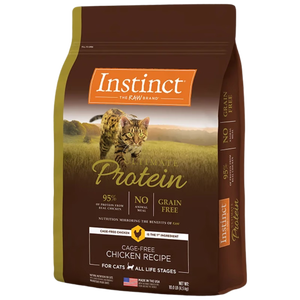 instinct天然百利猫粮进口高蛋白鸡肉幼猫成猫全价猫粮10磅4.5kg效期27.5
