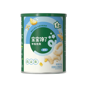 宝宝馋了婴幼儿手指泡芙条原味 婴儿宝宝零食辅食无添加白砂糖36g 6个月