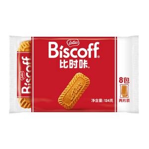 Lotus Biscoff比时咔和情比利时进口焦糖饼干旅行出游独立装零食124g