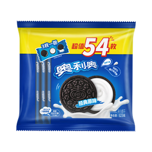 奥利奥（Oreo）原味夹心饼干523g 休闲零食 早餐下午茶 独立小包装
