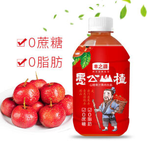 丰之源愚公山楂汁饮品整箱350ml*6瓶山楂饮料果汁 【愚公山楂汁】350ml*6瓶