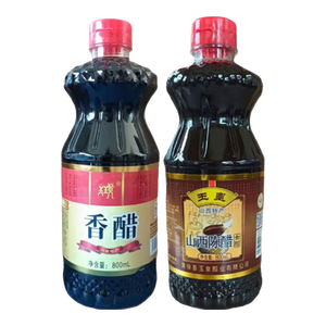 玉璜山西清徐 醋都特产 陈醋+香醋+米醋+白醋各种两瓶组合装 香醋800ml+陈醋800ml